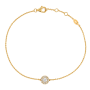 Pulseira Halo Ouro Amarelo e Diamantes