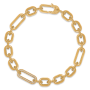 Pulseira Unity III Ouro Amarelo e Diamantes