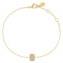 Pulseira Épure Radiant Modelo Pequeno Ouro Amarelo Diamantes