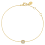 Pulseira Épure Cushion Modelo Pequeno Ouro Amarelo, Diamante