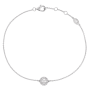 Pulseira Halo Ouro Branco e Diamantes
