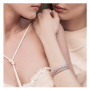 Pulseira Ouro Rosa E Diamantes