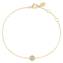Pulseira Épure Hexa Modelo Pequeno Ouro Rosa e Diamantes