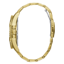Relógio Masculino Frontier Dourado com Brilhantes