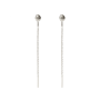 Brincos Lyra Prateados image 1