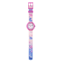 Relógio Flik Flak de criança rosa planetas
