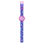 Relógio Flik Flak de criança rosa e azul estrelas