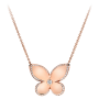Colar Pendente Butterfly Ouro Rosa e Diamantes imagem 1