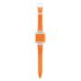 Relógio Swatch homem Laranja Quadrado  Data