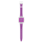 Relógio Swatch mulher Roxo Quadrado Data