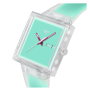 Relógio Swatch homem Verde Quadrado Data