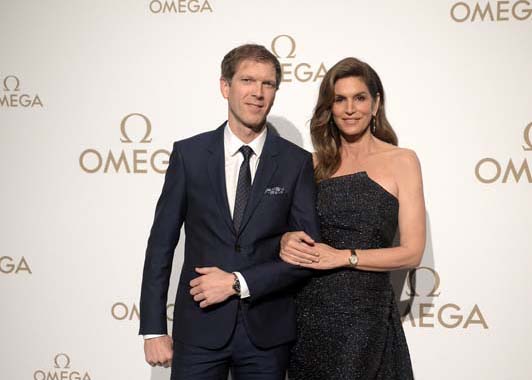 CINDY CRAWFORD E OMEGA Jean-Pascal Perret e Cindy Crawford