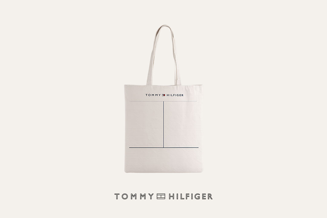 oferta garrafa e tote bag tommy hilfiger