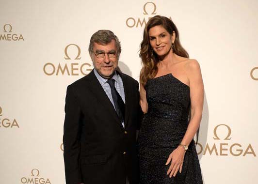 CINDY CRAWFORD E OMEGA Manuel Salgado e Cindy Crawford
